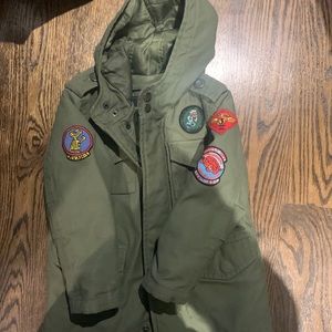 Alpha Industries hooded utility jacket